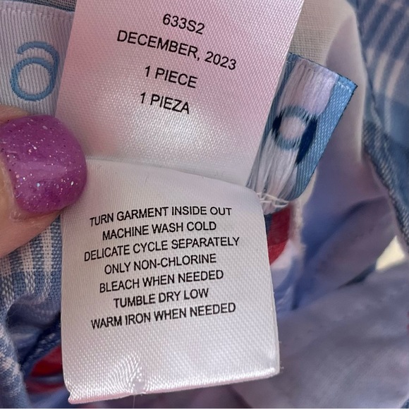 •Little Me & Good Lad• Set of Two Sleeveless Romper Outfits - Size 6-9 Months - Picture 8 of 15